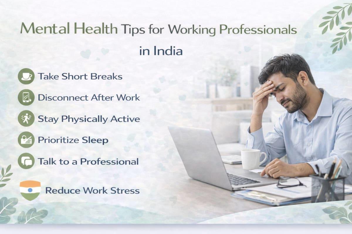 Mental Health Tips for Working Professionals in India