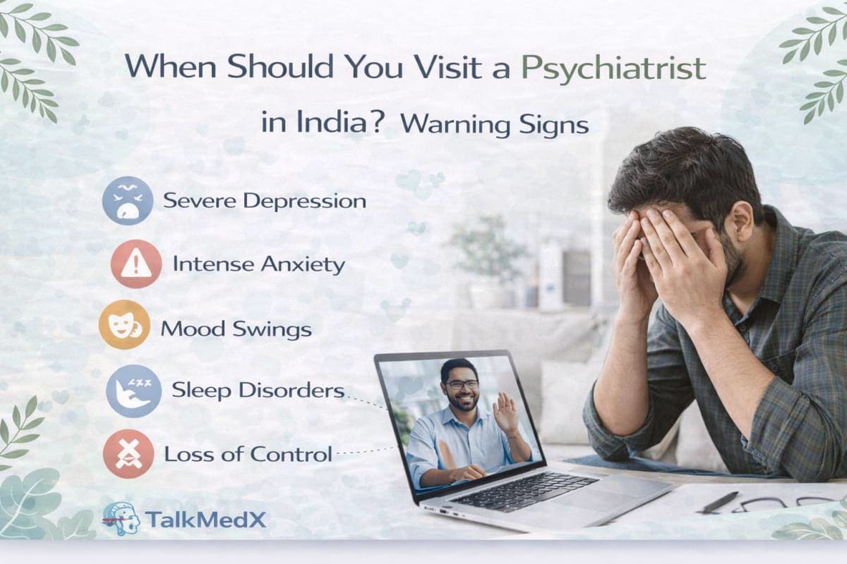 When Should You Visit a Psychiatrist in India? Warning Signs