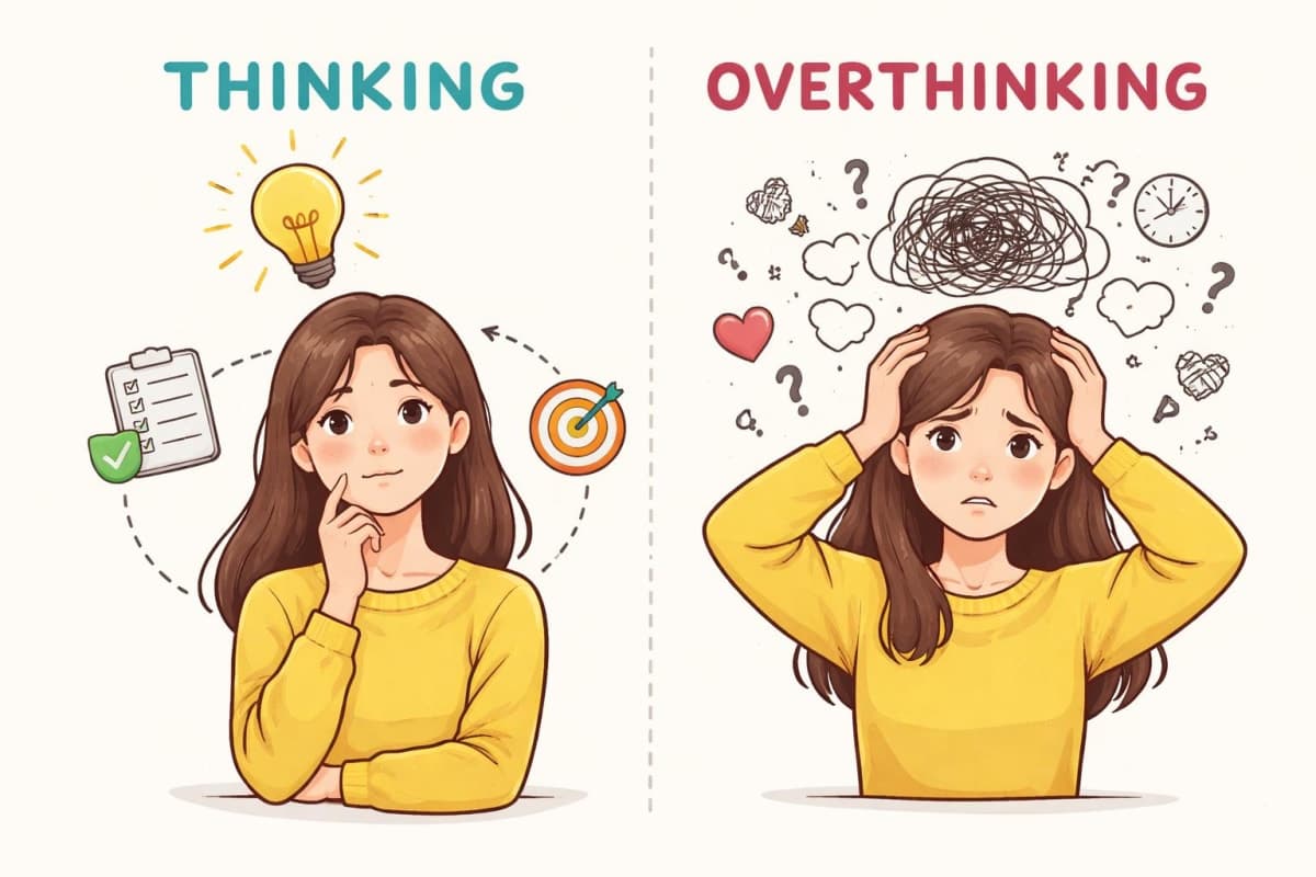 Overthinking vs Anxiety – What’s the Difference?