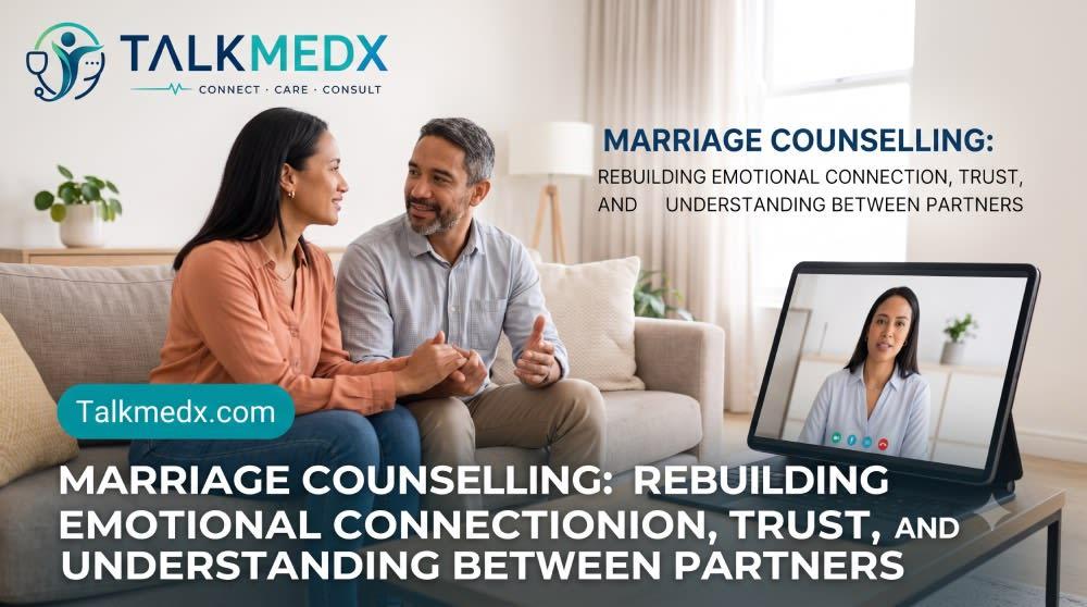 Marriage Counselling: Rebuilding Emotional Connection, Trust, and Understanding Between Partners