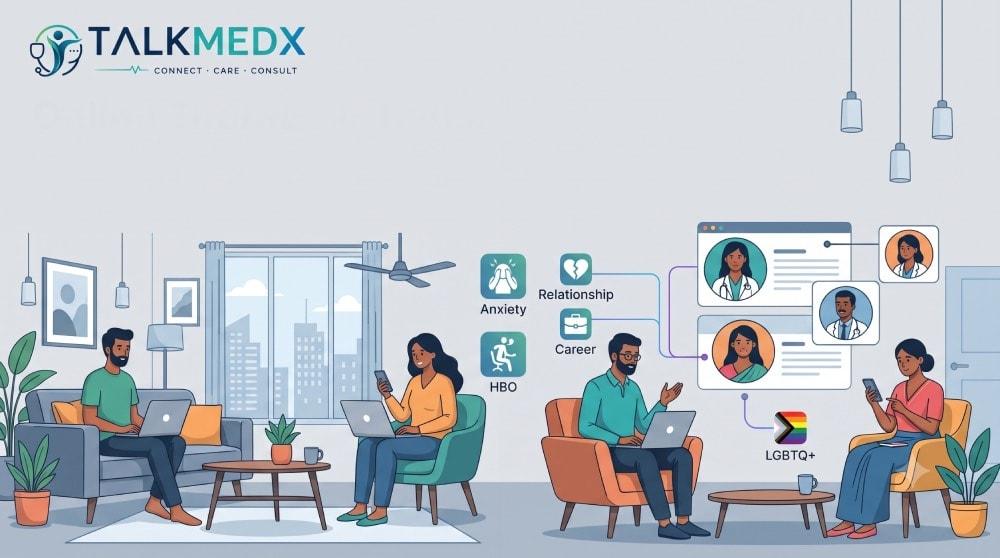 Online Therapy in India: Finding the Right Therapist Based on Your Needs, Not Just Availability