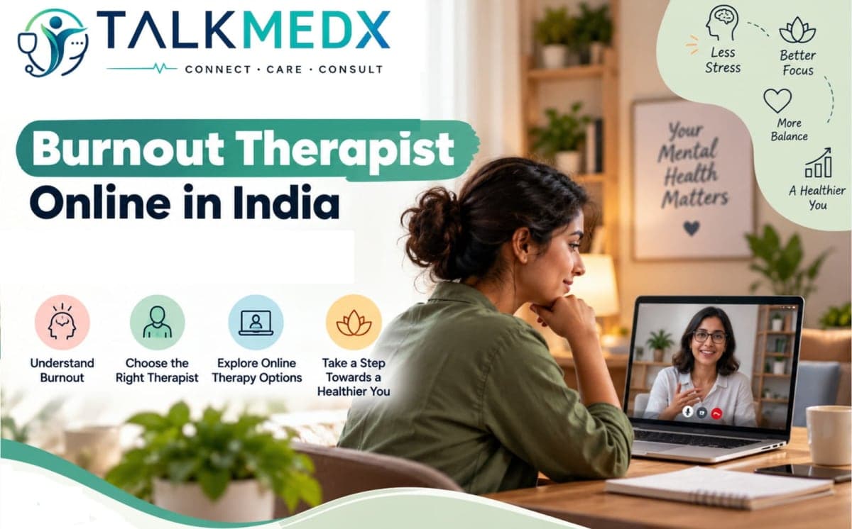 How to Choose Right Online Burnout Therapist in India: A Comprehensive Guide